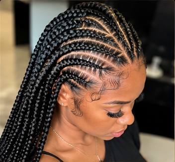 Braiding work example